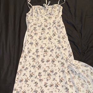 Amazon Floral White Dress